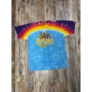 Liquid Blue 2005 The Beatles Yellow Submarine Tie Dye T-Shirt Size XL
